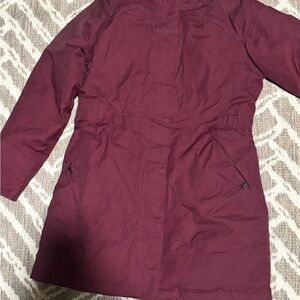 The North Face Women's Burgundy Puffer Coat